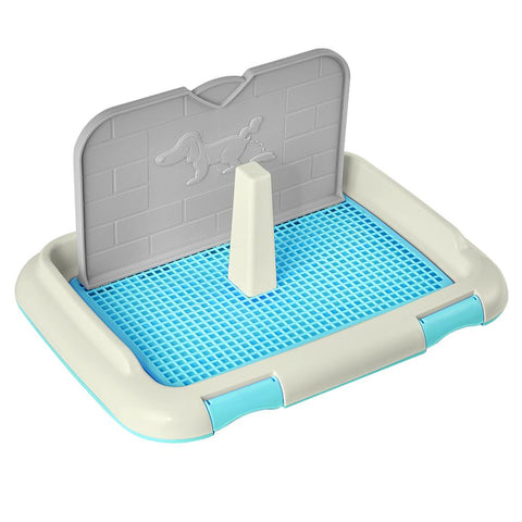 Adeeing Portable Pet Dog Cat Toilet Tray with Column Urinal Bowl - 50% Off
